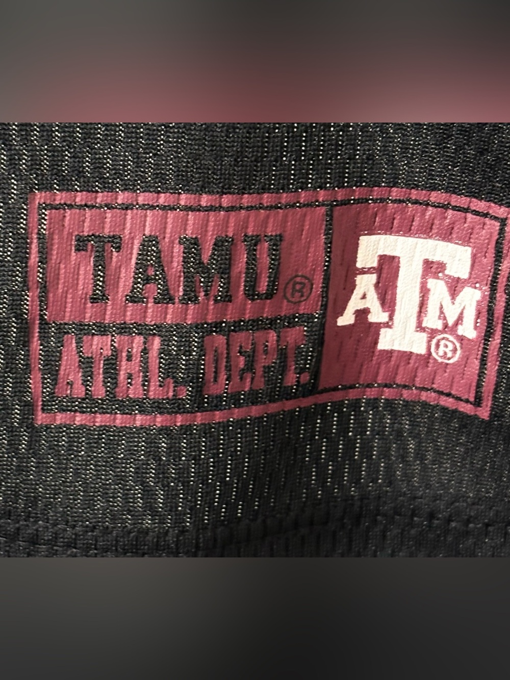 Texas A&M Aggies Gameday Black Maroon Rhinestone College Team Jersey Size XL - Picture 7 of 10